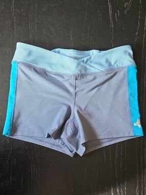 Old Navy Light Blue and Teal Bike Shorts